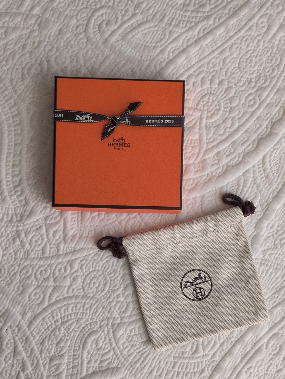 Hermes Authentic Box + Dust Bag